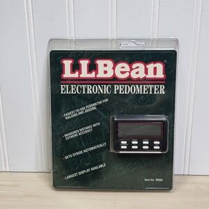 Vintage L.L. LL Bean Electronic Pedometer Model M990 New Sealed‎